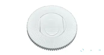 Grille Euro ronde 3" blanche